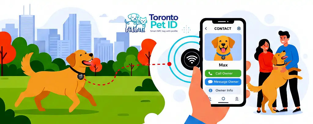 Toronto Pet Registration for Smart NFC Tag with Prifile