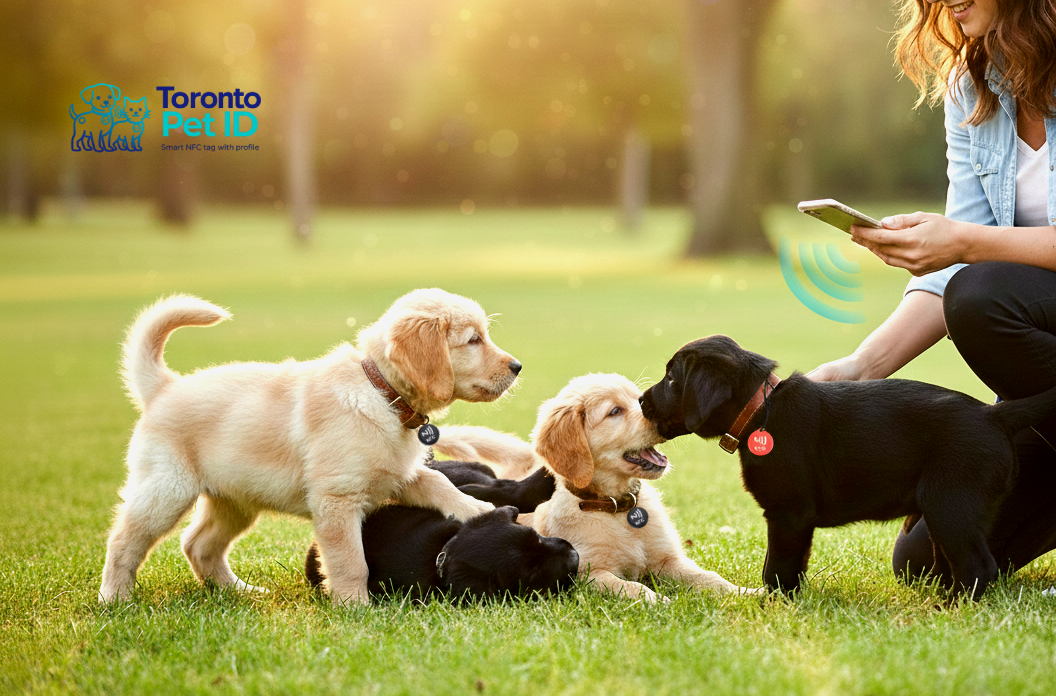 Find your lost pet with pet profile and NFC tag in Toronto