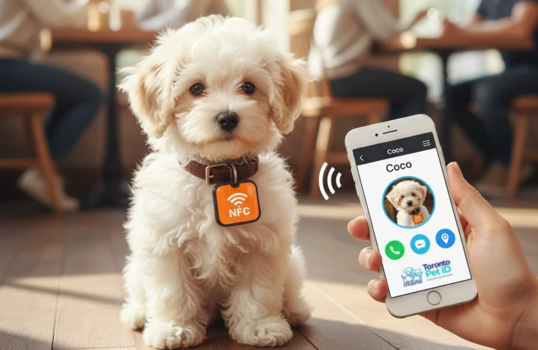 Lost dog and Cat back home with smart NFC tag