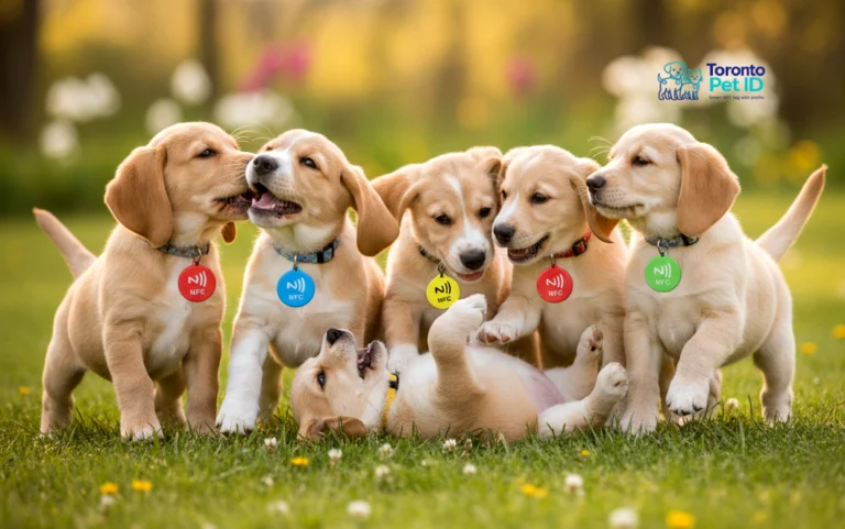 Never lose your pet in Toronto cat and dog tag