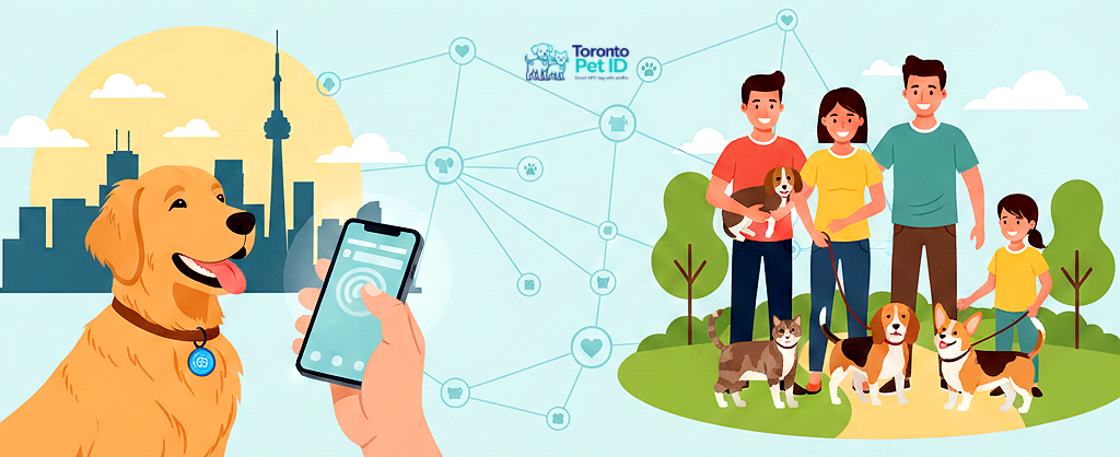 Connect your pet with smart tag in Toronto